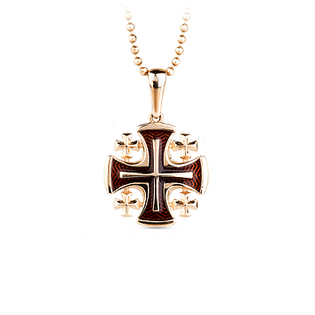 Мальтийский Георгиевский крест с эмалью